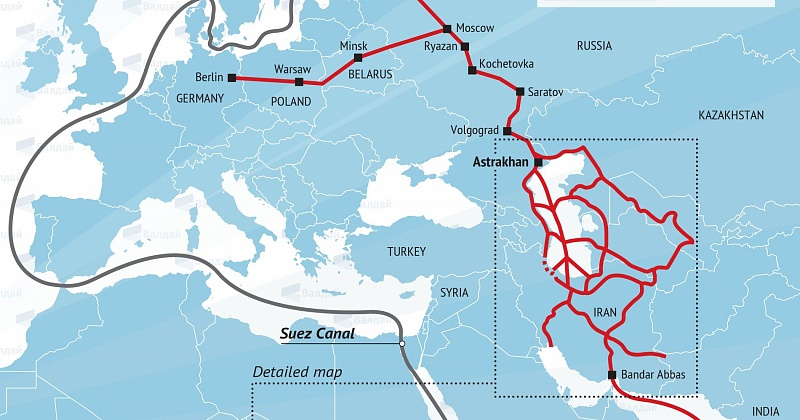 Морской путь из россии в индию карта