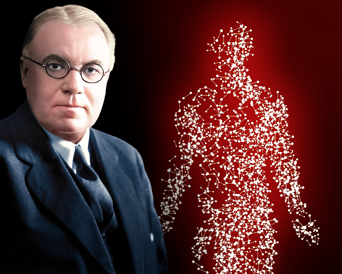 1. Уолтер Брэдфорд Ке́ннон — американский психофизиолог. Ввёл термины: реакция «бей или беги» (1915), стресс (1926) и гомеостаз (1932). На фоне — Изображение от vilmosvarga на Freepik