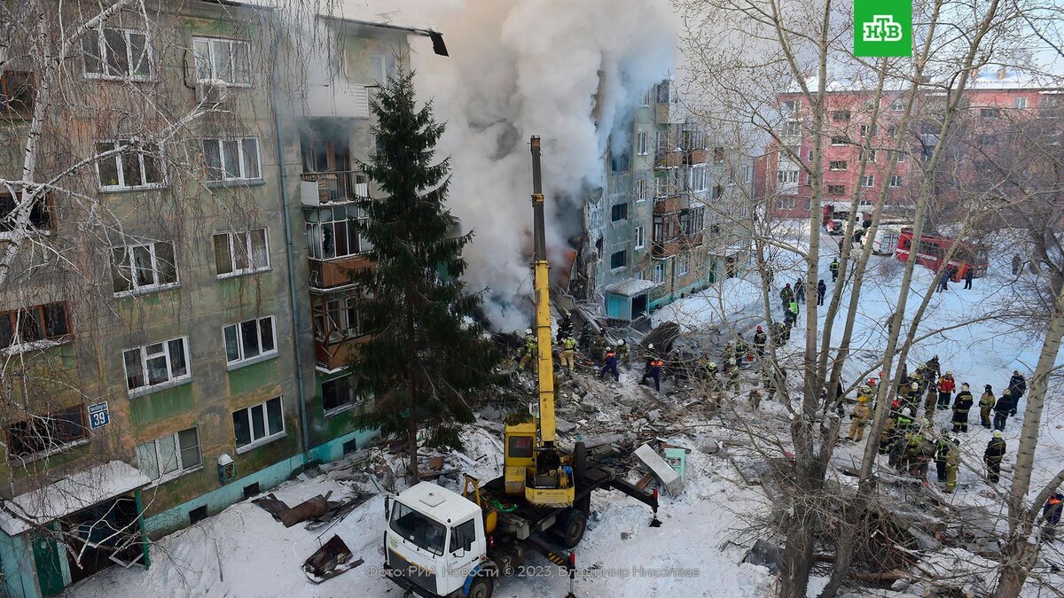    Число погибших при взрыве газа в Новосибирске превысило 10