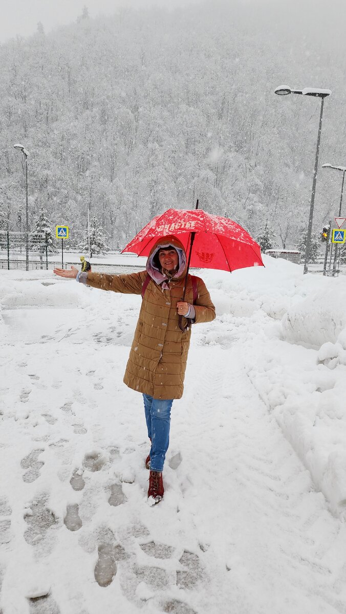 мы вышли из Ласточки, а тут зима!