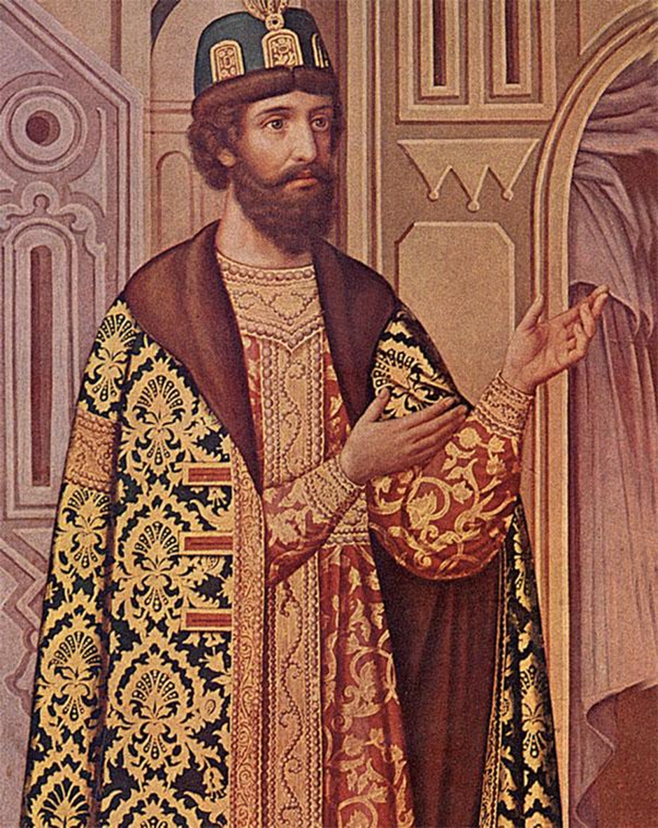 Боярин Борис Федорович Годунов. Роспись Грановитой палаты