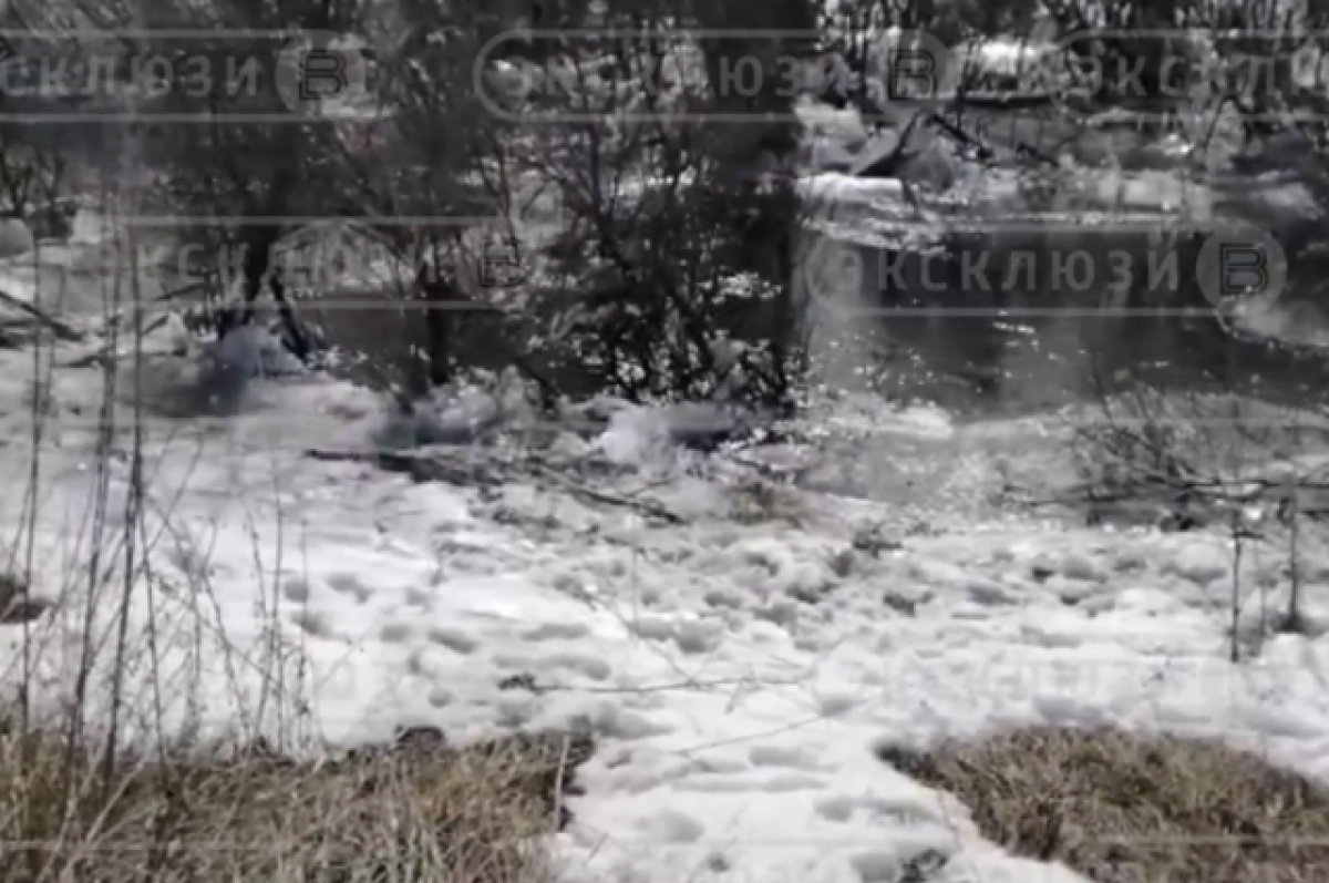    Появилось видео с места гибели мальчика на реке под Новосибирском