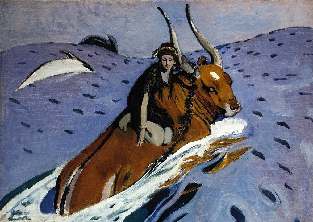 Валентин Серов. «Похищение Европы», 1910 год, Государственная Третьяковская галерея, Москва © Public domain