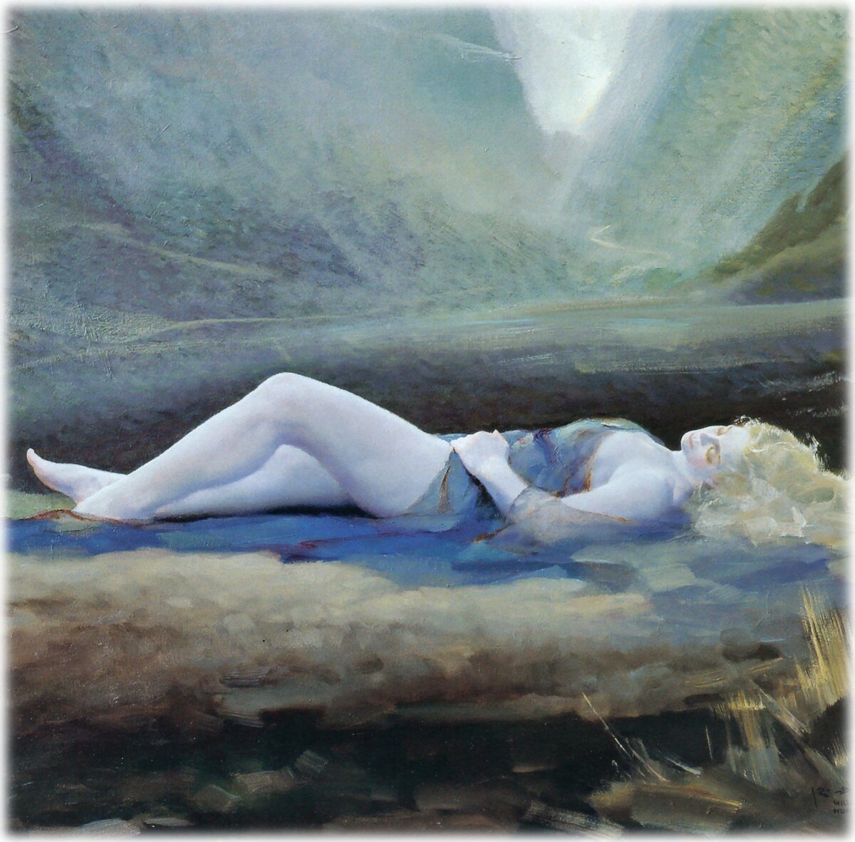 © Уильям Ши-Чи Хун (William S. Hung). Девушка в голубом в долине