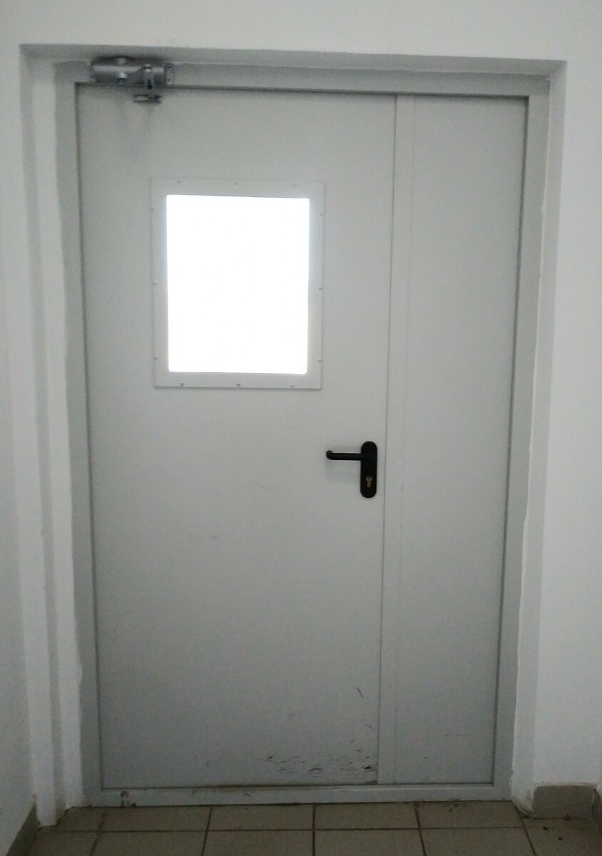 Противопожарная дверь (фото автора)