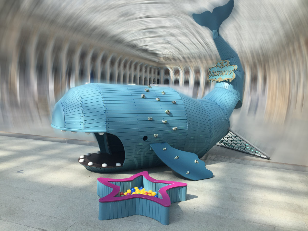 Детский игровой комплекс «Кашалот» от Дворик.ру — картинки с выставки «Детские игровые технологии»