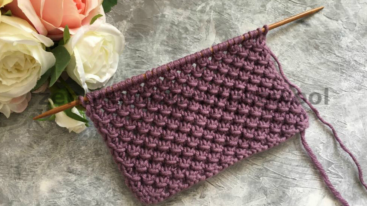 узор с лицевой стороны