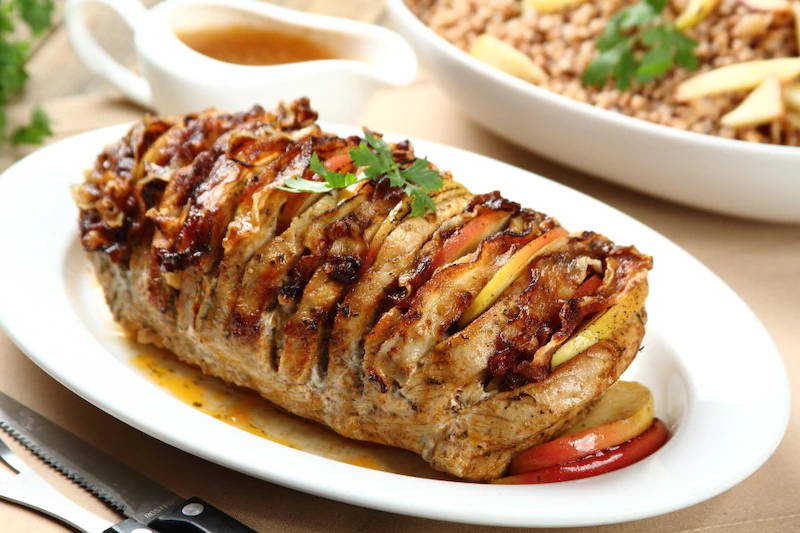 Вариант сервировки готового блюда