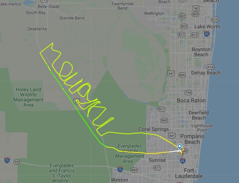 
скриншот с сайта FlightRadar24