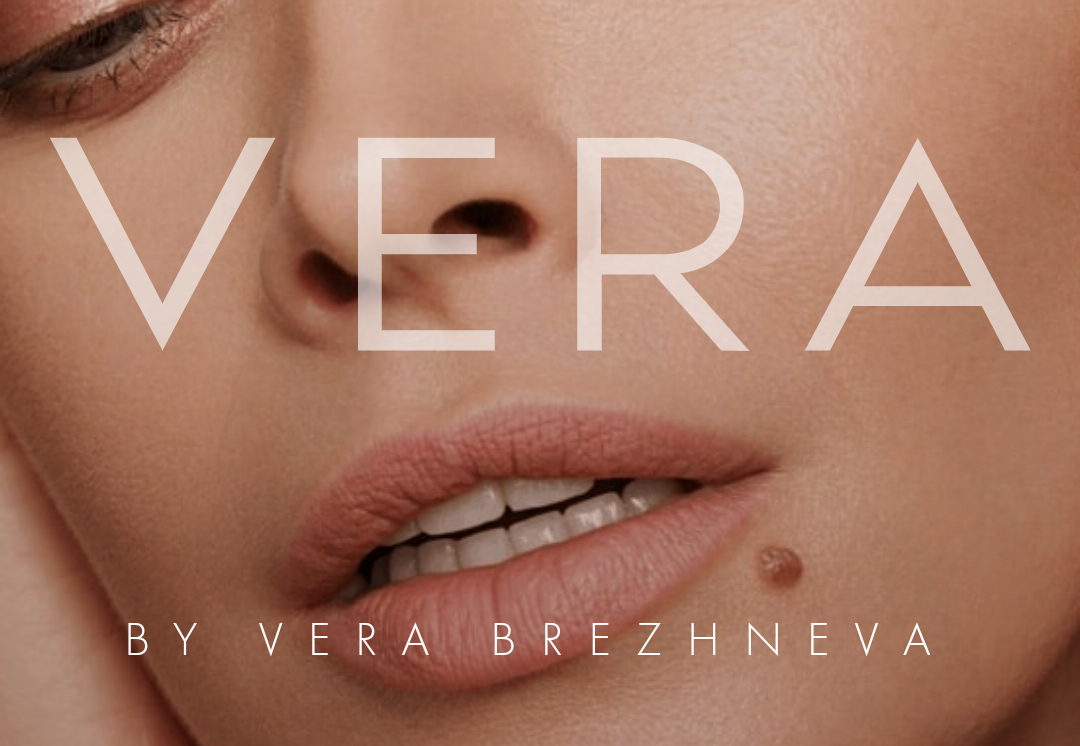 Косметика Vera от Веры Брежневой. Скриншот с офсайта бренда