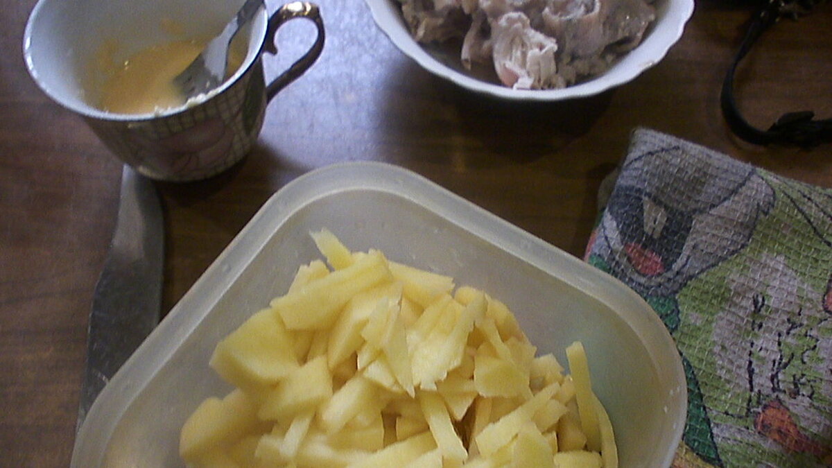 подготовили картофель