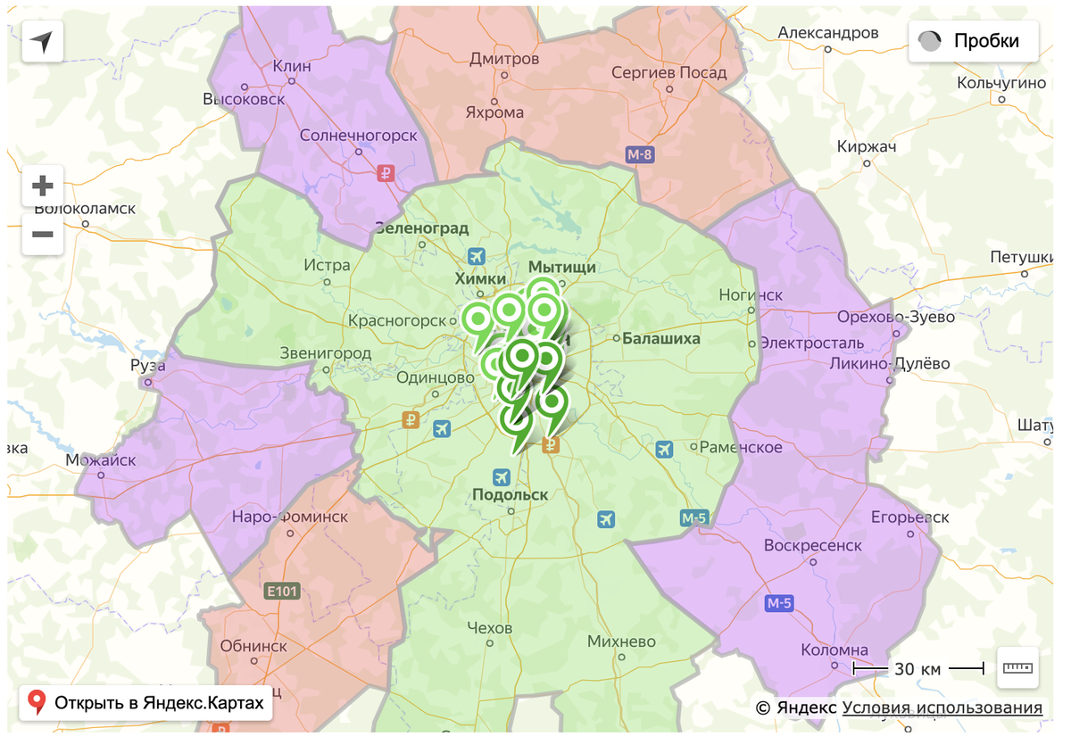 Перекресток карта доставки