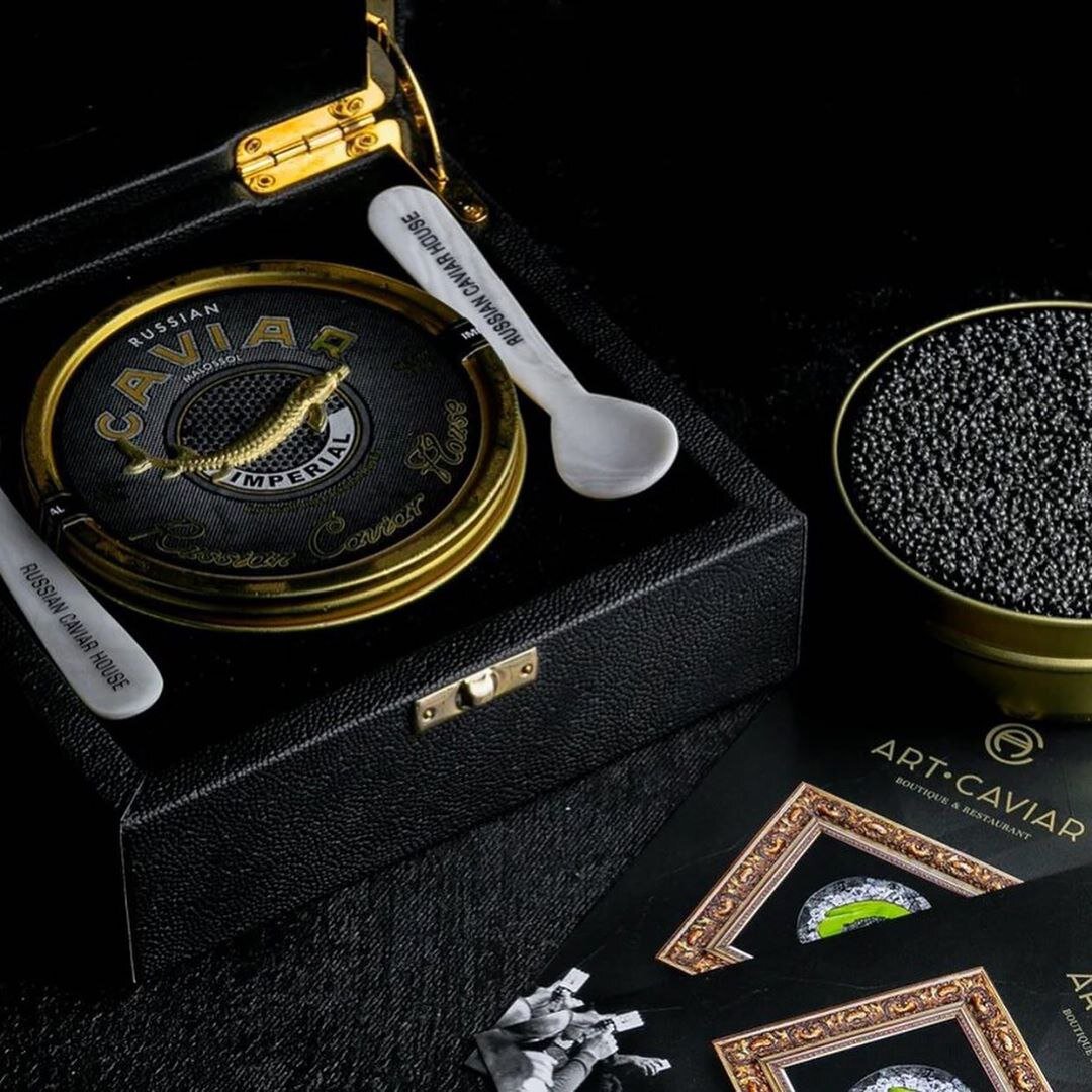 Осетровая икра "Империал" в петербургском ресторане ART-CAVIAR