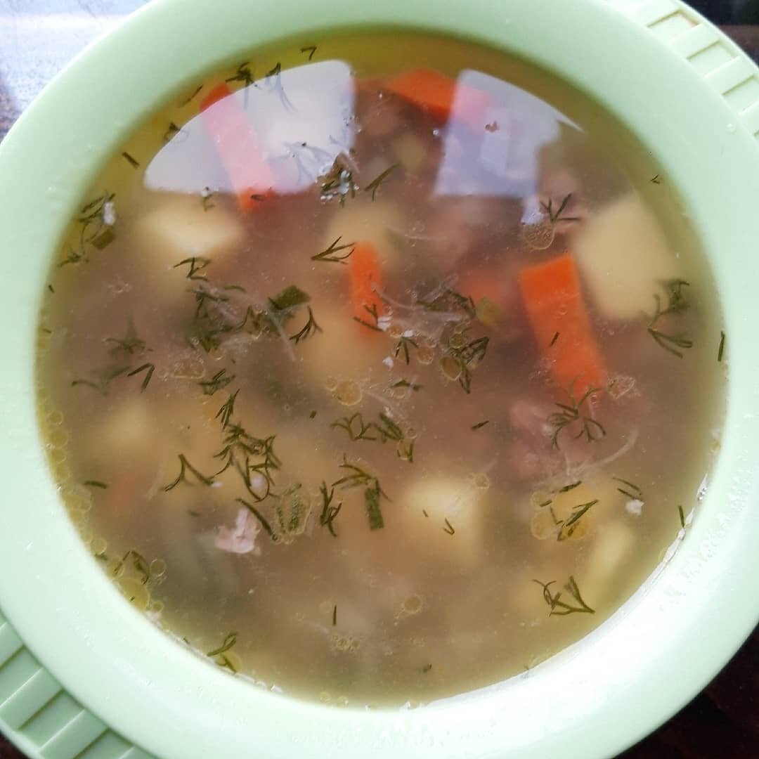 суп с ребрышками говяжьими с фото