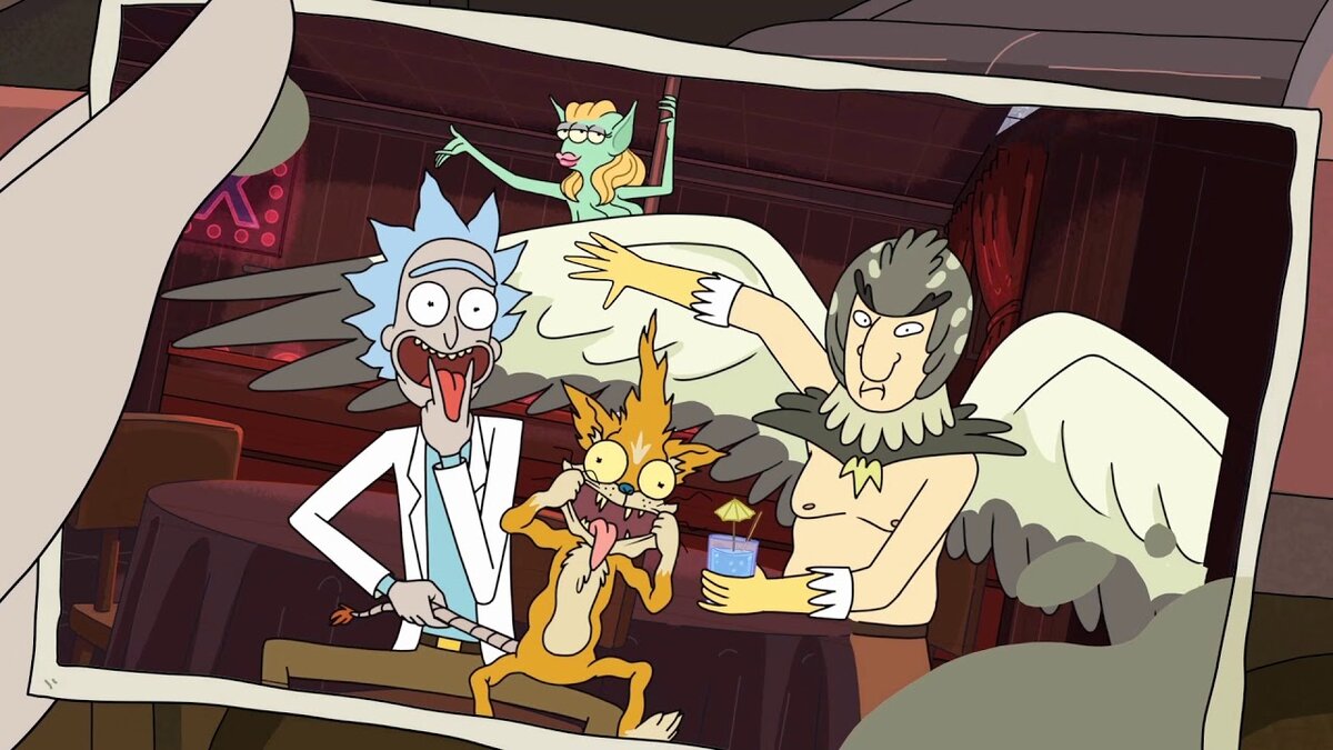 фото Рика с друзьями (Птичья Личность, Сквончи)