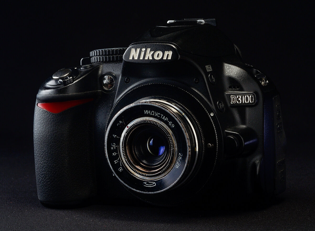 Nikon D3100+Индустар-69 2,8/28
