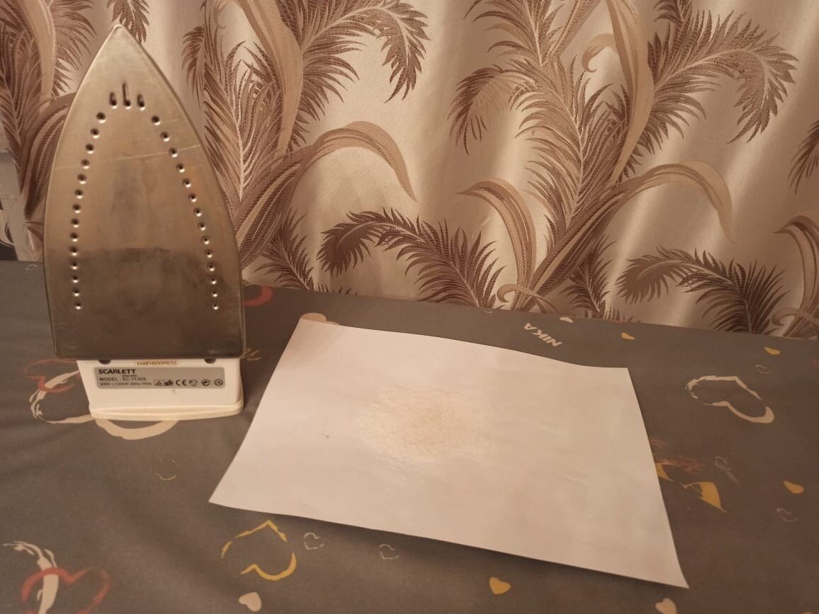 Фото сделано автором (результат, после пяти замен соли)