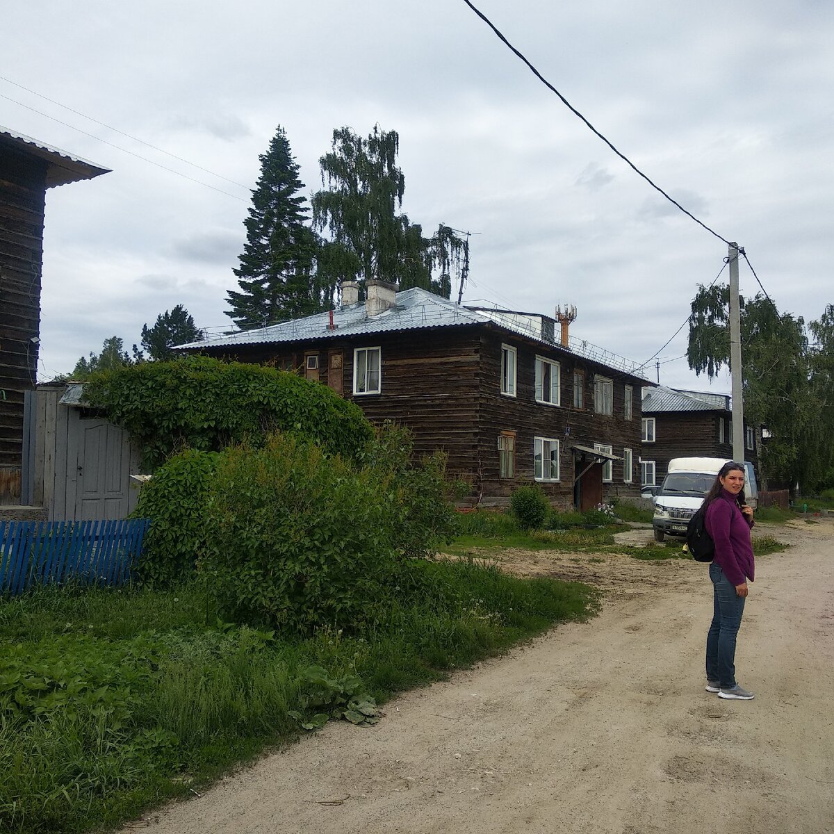 Банька-пристройка. Дочь попала в кадр.