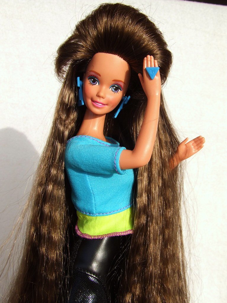 Barbie Totally Hair Brunette, 1992