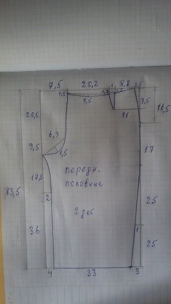 Шаг второй - строим выкройку