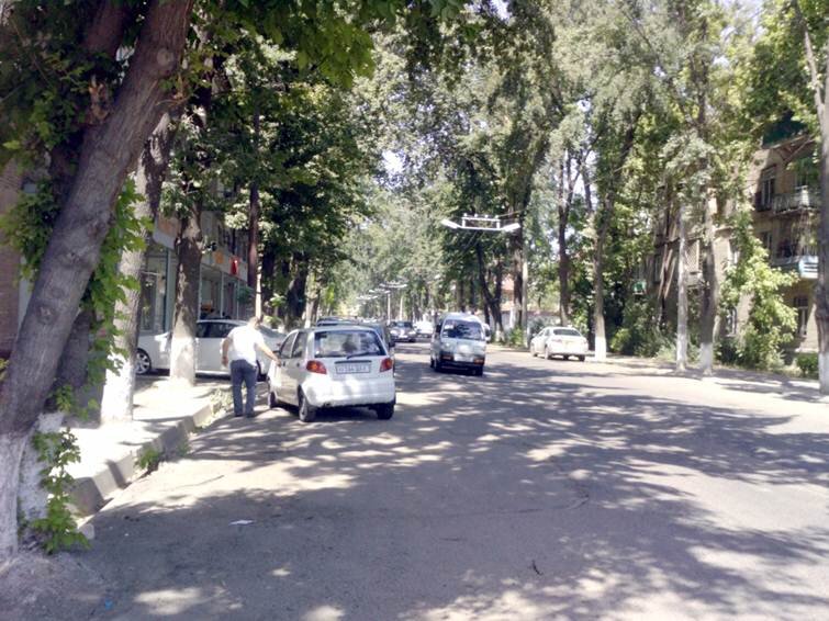 Слева 33 дом виден магазин, здесь располагался и пивбар и неоднократно менялось назначение ,сегодня пока магазин. Насколько я помню где-то здесь жил один из уже сегодня друзей, если я не ошибаюсь. Справа 32 дом в котором жили в основном летный состав аэрофлота и всем известный Генадий Красницкий..