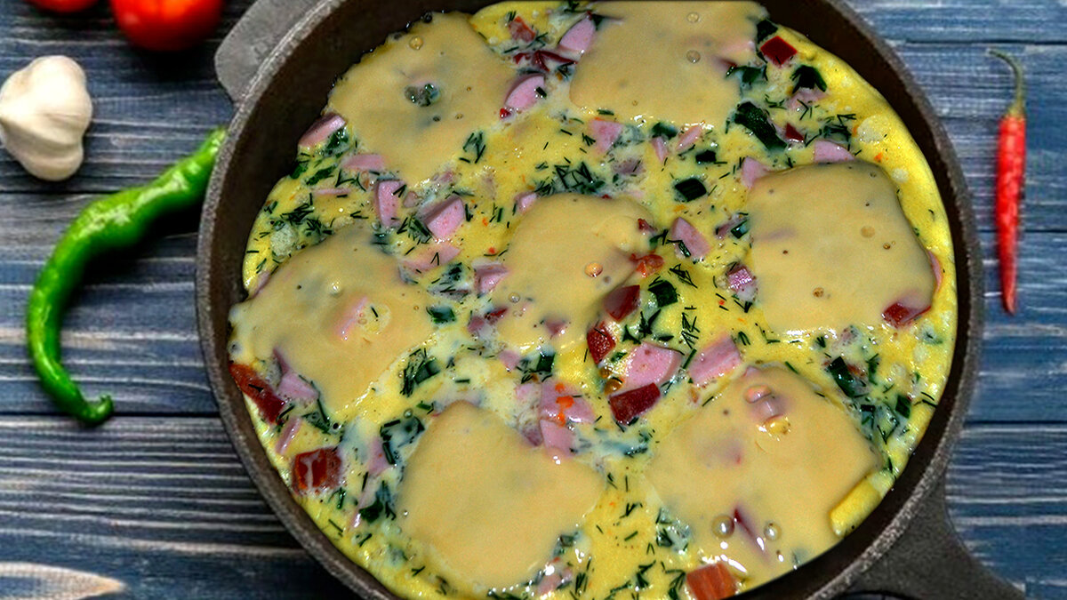 Пицца на сковороде