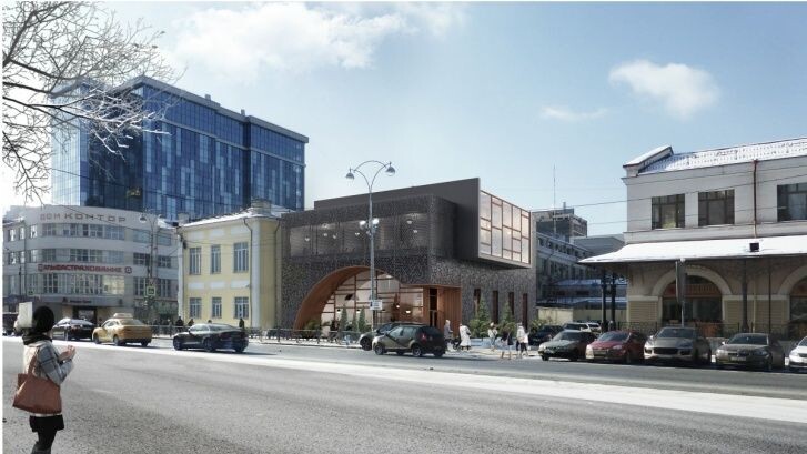 Проект современного здания у «Мытного двора» от АБ «Гордеев — Демидов»