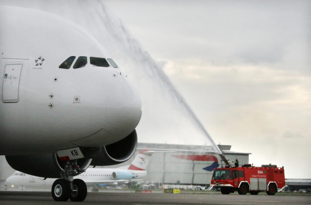 Лондонский Heathrow - один из аэропортов, где Airbus A380 был в своей стихии. Фото: Getty Images