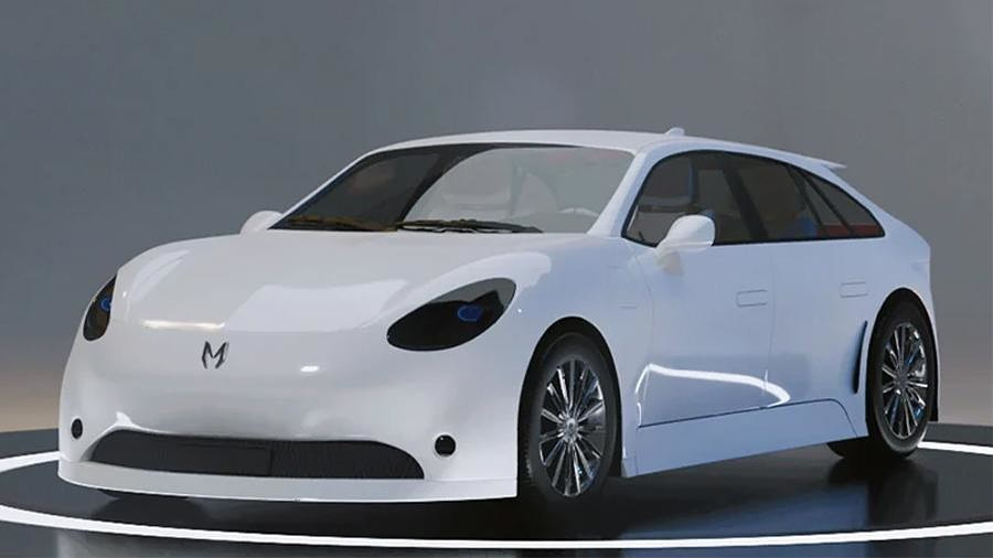 Монарх электромобиль 3D модель