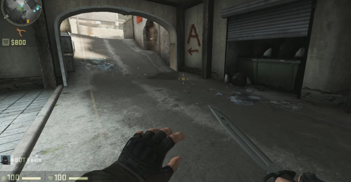 Вот так выглядел нож в 2012 году