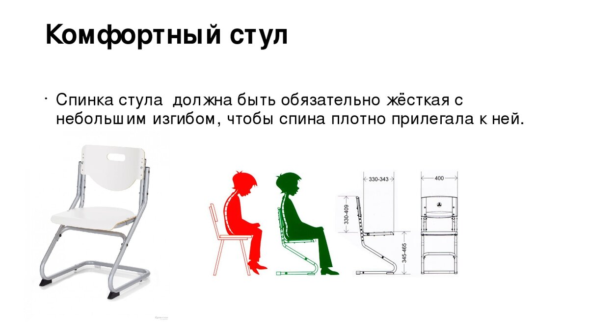 Как правильно выбрать стул. Эргономика стула. Правильная высота стула и стола. Стандартная высота стула. Размер сиденья стула.