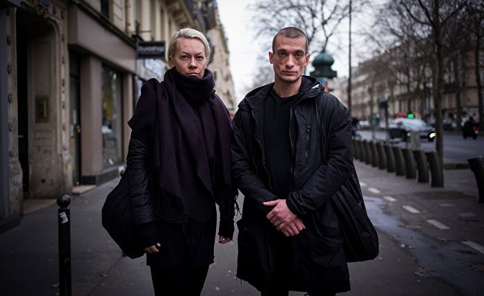 Оксана Шалыгина и Петр Павленский