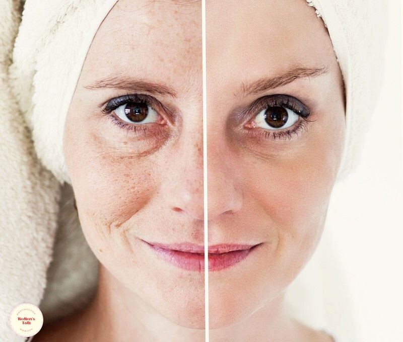 Наглядный результат использования кофейной маски.