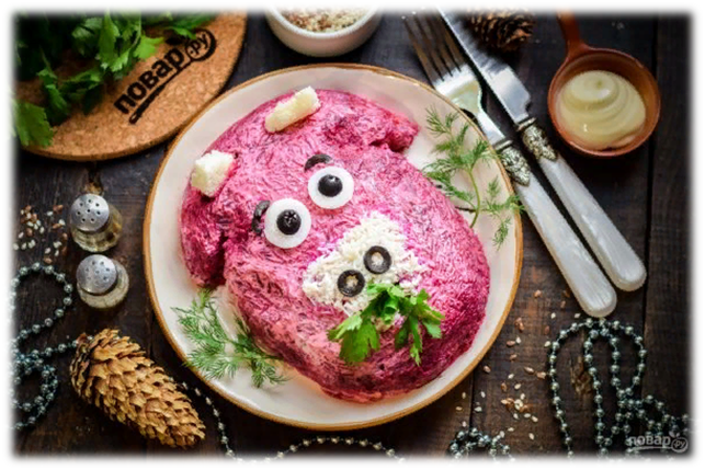 салат "селедка под шубой"