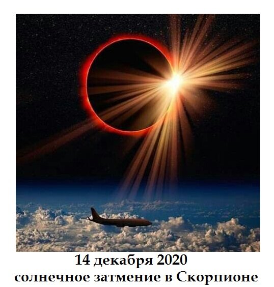 14 декабря 2020, в 19:13 по московскому времени, (16:13 по Гринвичу) нас ждет солнечное затмение в Скорпионе