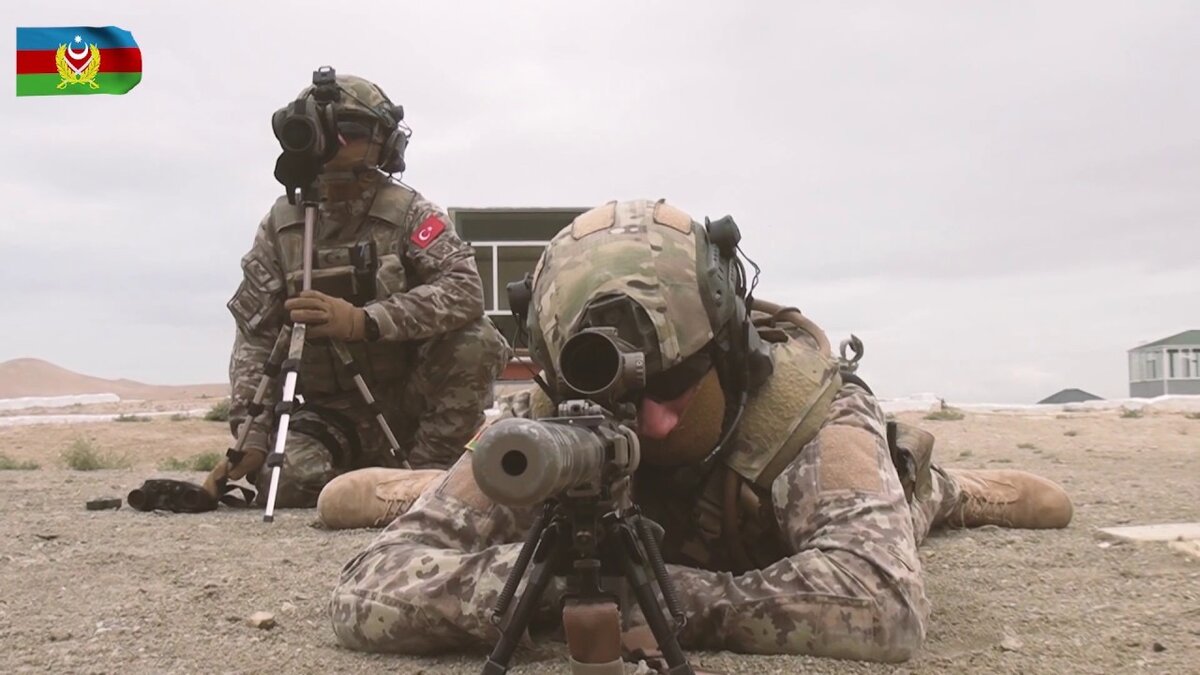 Снайпер армии Азербайджана и Турции