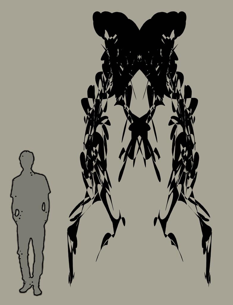 Образ Купера созданный спомощью метода Роршаха.