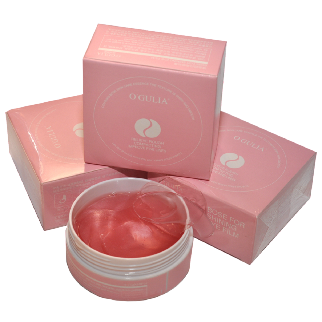 O'GULIA / Гидрогелевые патчи для глаз с гиалуроновой кислотой против отечности, морщинок и темных кругов, 60шт