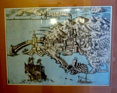 Сфотографировано мной в холле отеля на Родосе. 