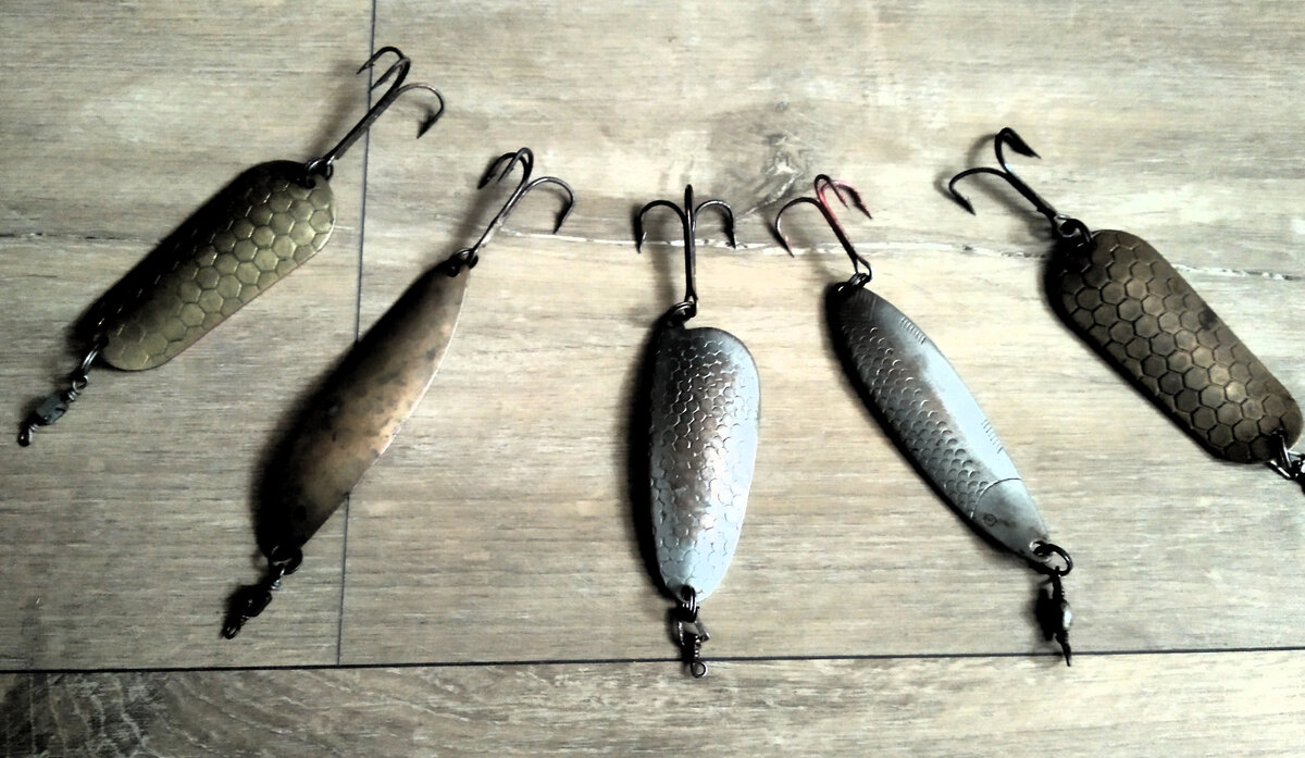 Мой набор старых блёсен. Здесь только малая часть