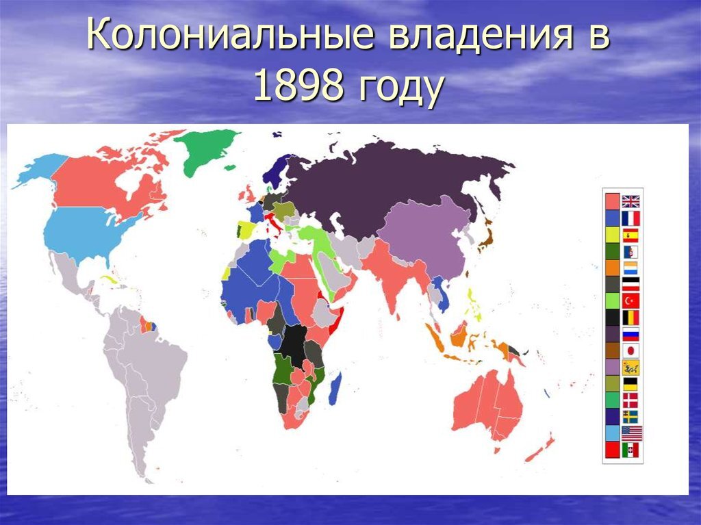 Колонии в 19 веке