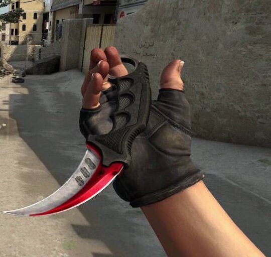 Керамбит из игры. Как держать.