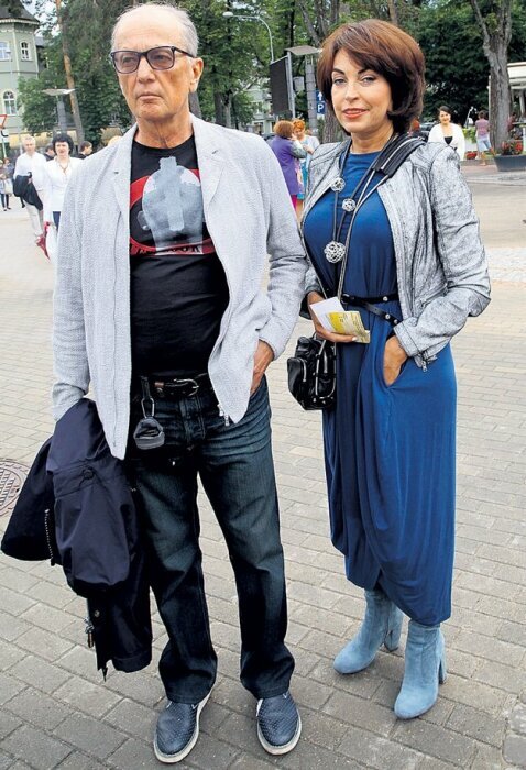 Михаил Задорнов и Елена Бомбина. / Фото: www.elleonora.ru