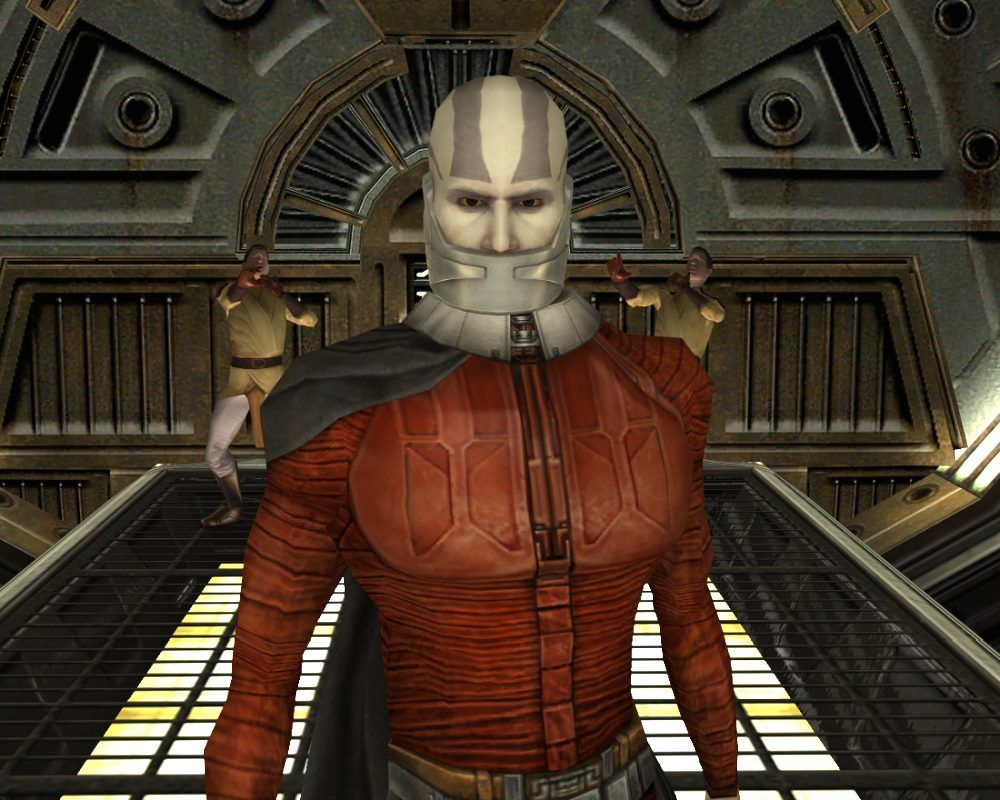 Знакомьтесь, это - Дарт Малак, один из двух главных антагонистов  SW KOTOR I. Обратите внимание на вид: его увидел и понял, вот они, проблемы... Не то что пухлогубое чудо последних эпизодов, господи прости... 