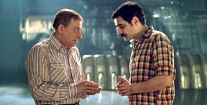 Евгений Евстигнеев и Александр Панкратов-Чёрный