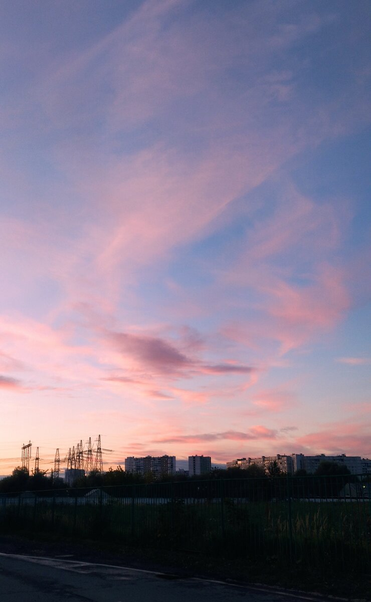 Сентябрь. Закат. Прогулка моя. Фото моë. 