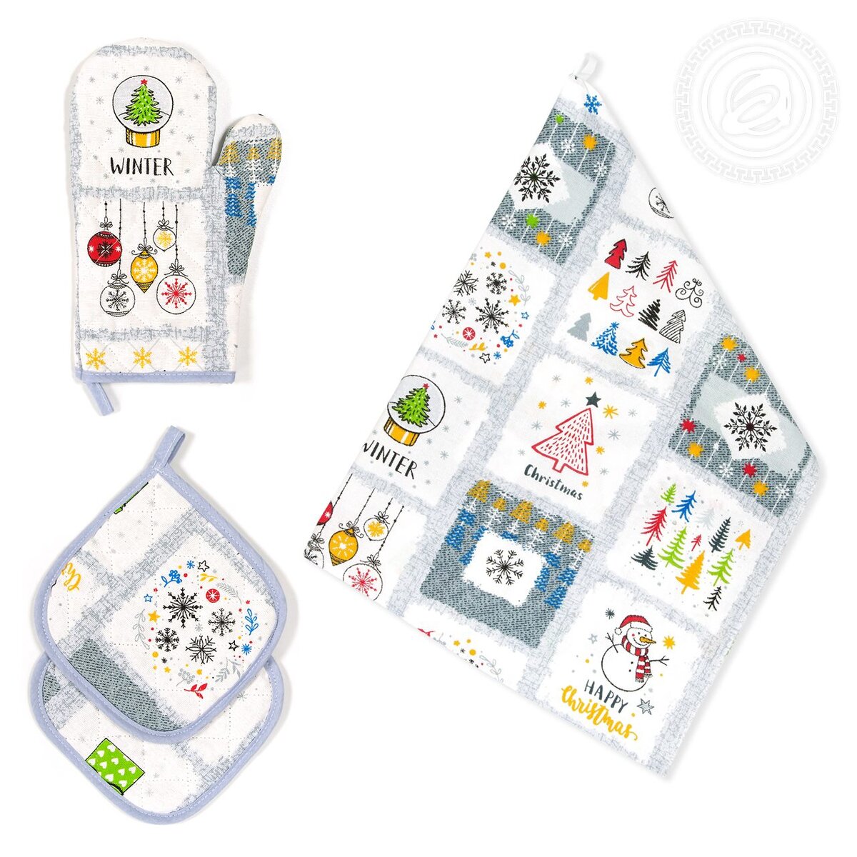 Кухонный набор - Хюгге из рогожки