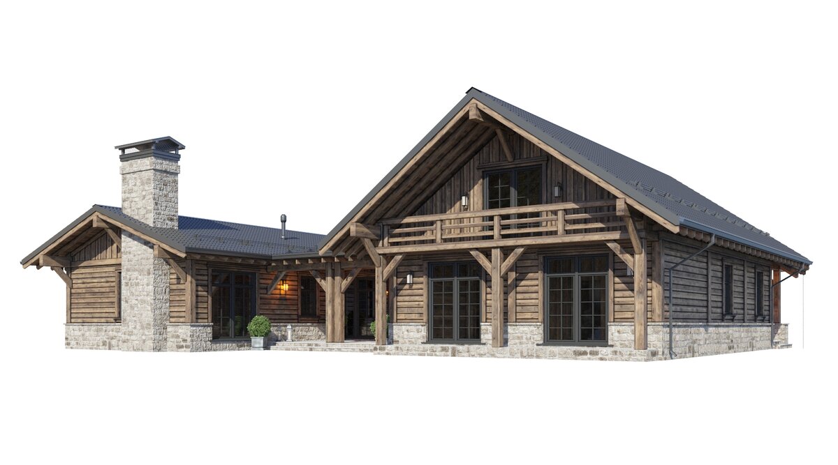 Сборный дом в Апшеронска веранда