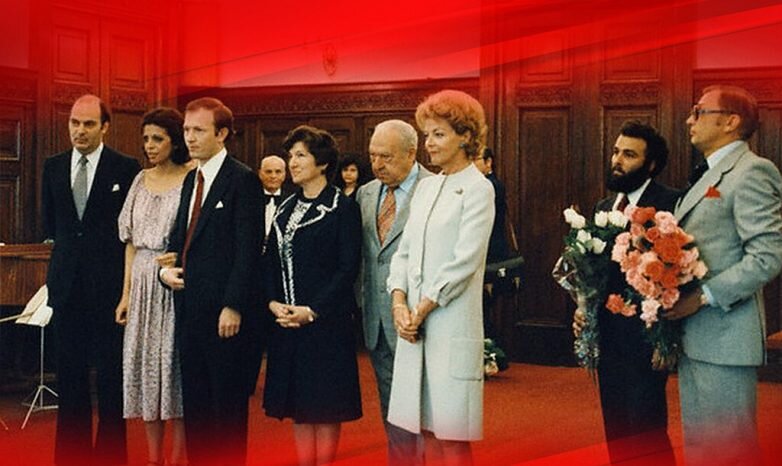 Свадьба Кристины Онассис и Сергея Каузова