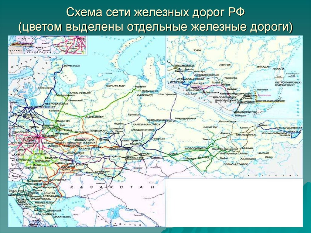 Ветки ржд